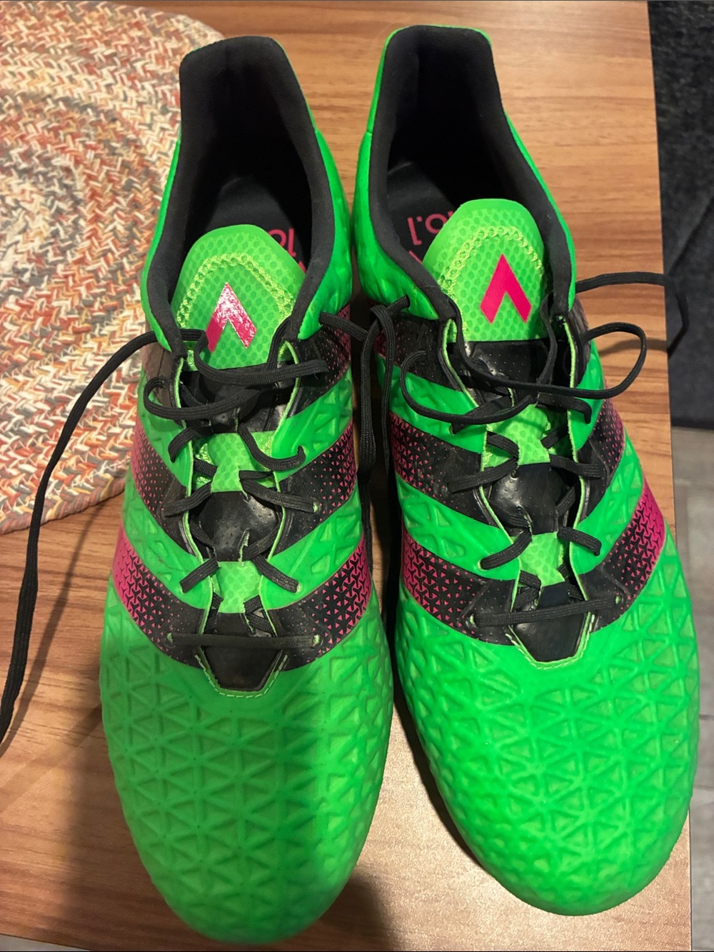 Adidas Ace 16.1 FG/AG Soccer Cleats Solar Green